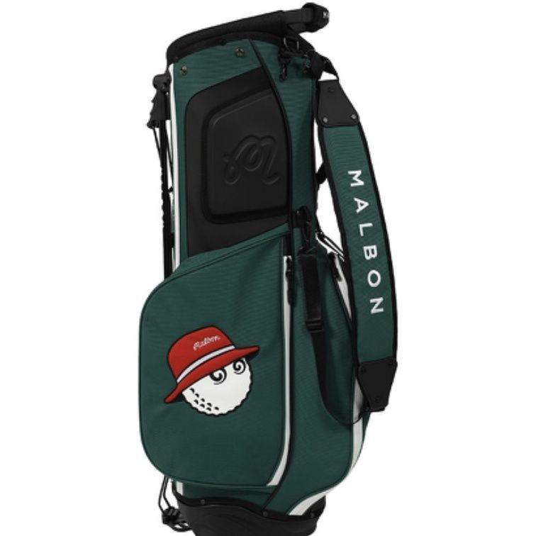 Malbon golfマルボン グリーン ゴルフバッグ キャディバッグ ブラウン Malbon Golf マルボン ゴルフバッグ キャディバッグ グリーン malbon