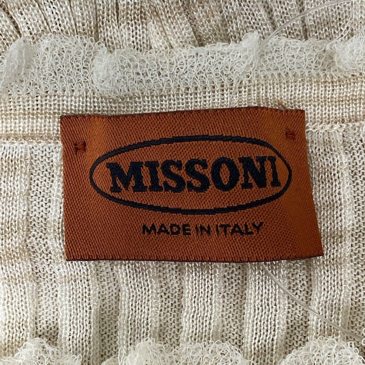 MISSONI(ミッソーニ) 長袖カットソー サイズ40 M レディース美品  