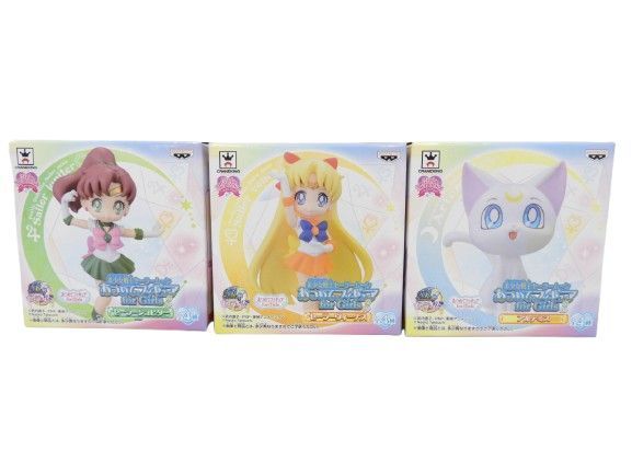 BANPRESTO - セーラームーン フィギュア ジュピター&ヴィーナス 2体セット！ 未開封3点セット】美少女戦士セーラームーン あつめてフィギュア