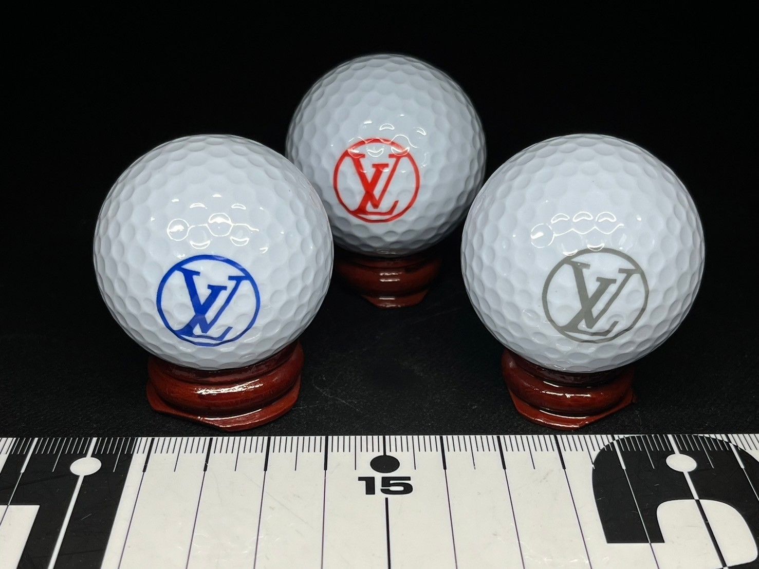 Louis Vuitton ゴルフボール 3個セット ルイヴィトン 新品未使用 LOUIS VUITTON ルイヴィトン ボール ゴルフボールキット ボール