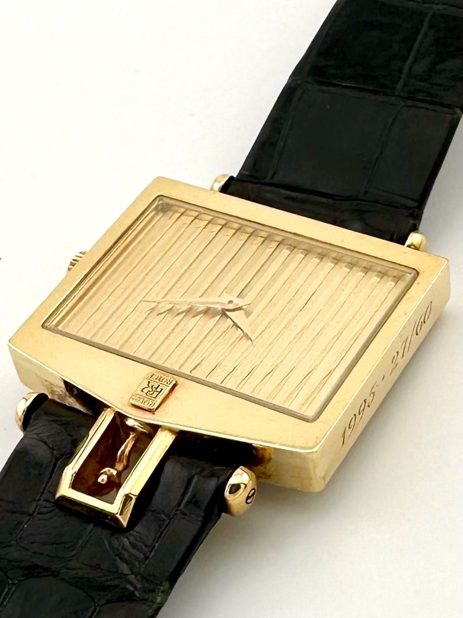人気を誇る K18YG CORUM ROLLS 手巻き時計 金無垢 限定 LIMITED ROYCE 時計