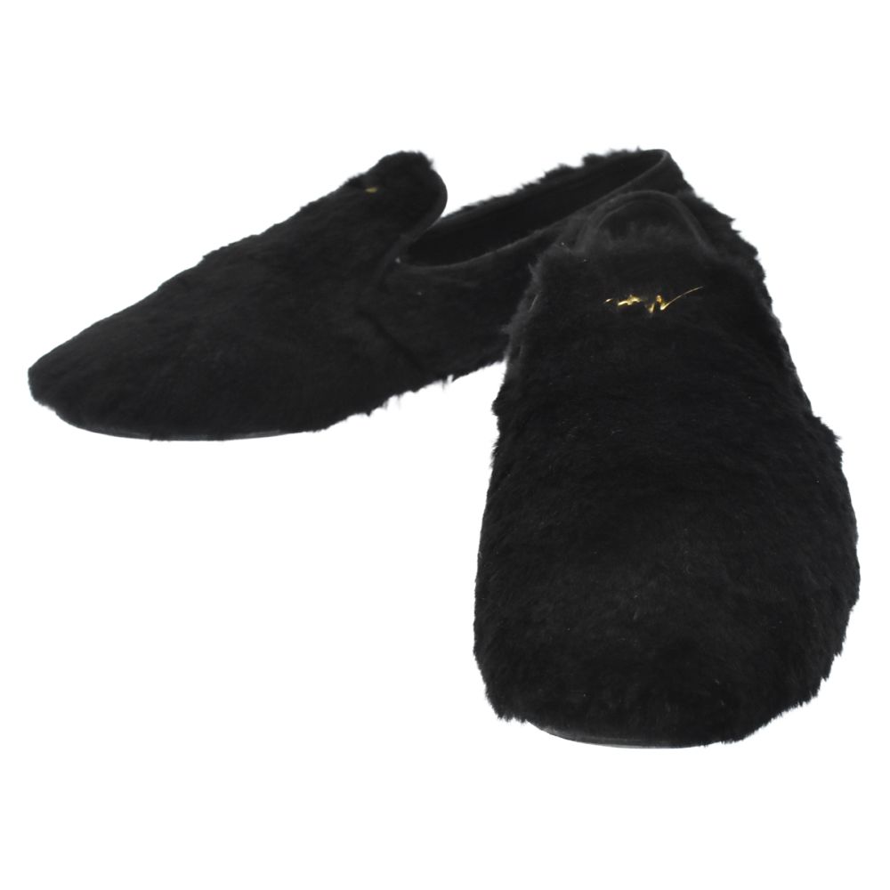 ジュゼッペザノッティ ファー付 美品 GIUSEPPE ZANOTTI ジュゼッペ ザノッティ スニーカー イタリア製