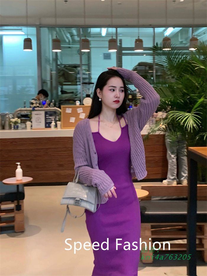 カシュクールワンピース タイトワンピース ニットワンピース キャミソールワンピース きれいめ 通勤 上品 40代 ファッション 女性 50代 30代 kni4a763205