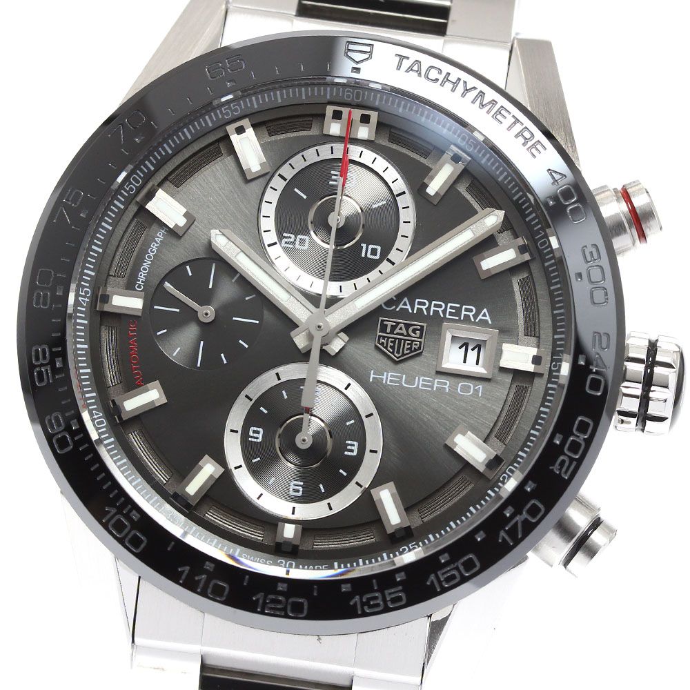 タグホイヤー TAG HEUER CAR201W カレラ キャリバー 01 クロノグラフ 自動巻き メンズ _906947