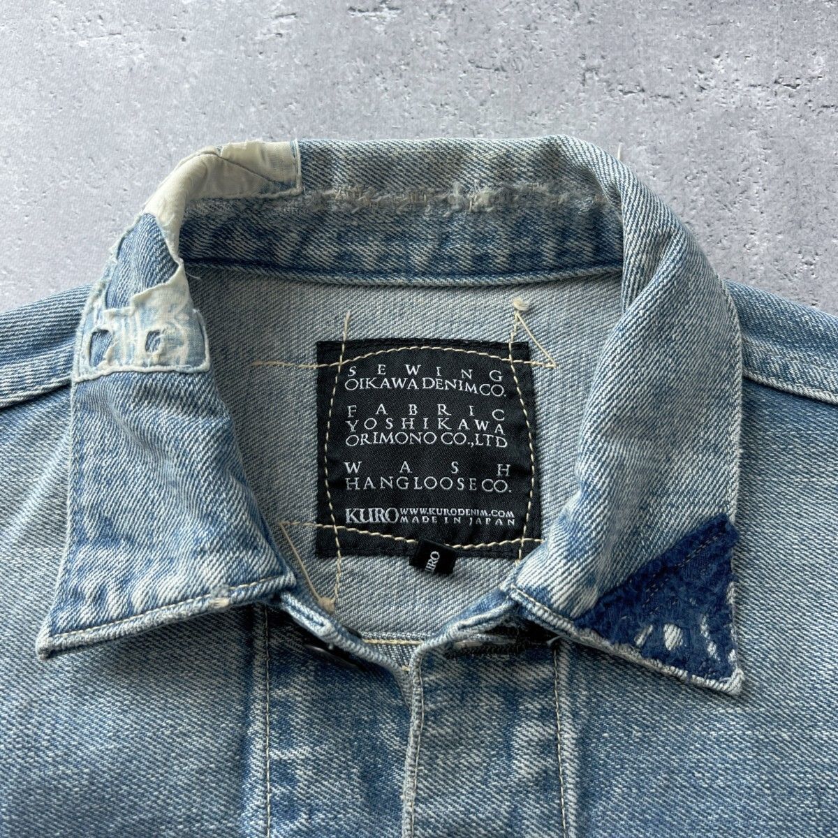 美品 日本製 KURO DENIM クロ Oikawa Denim オイカワ デニム 