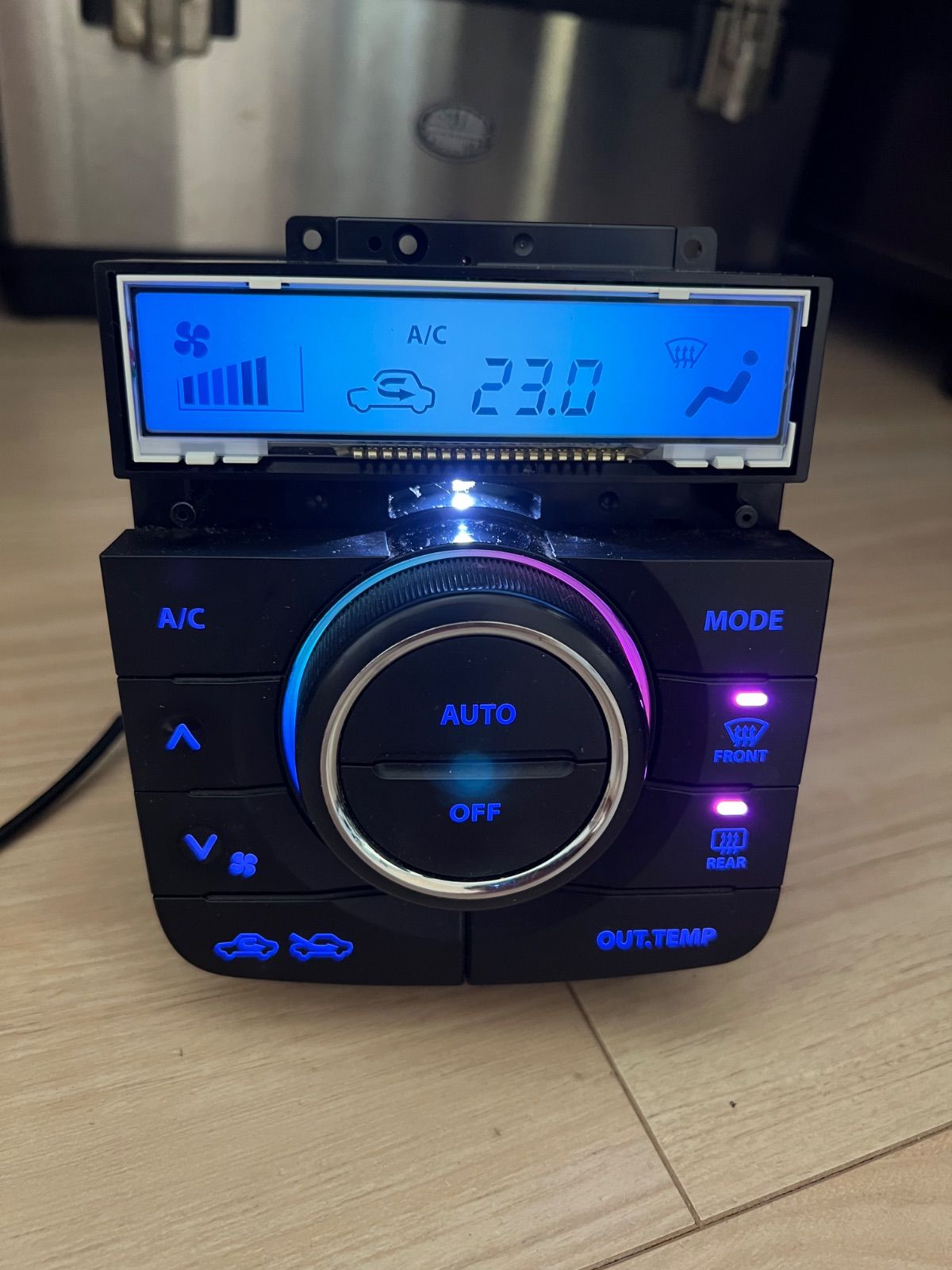 エアコンスイッチパネル A/Cスイッチ LED打ち替え品 6色オーダー