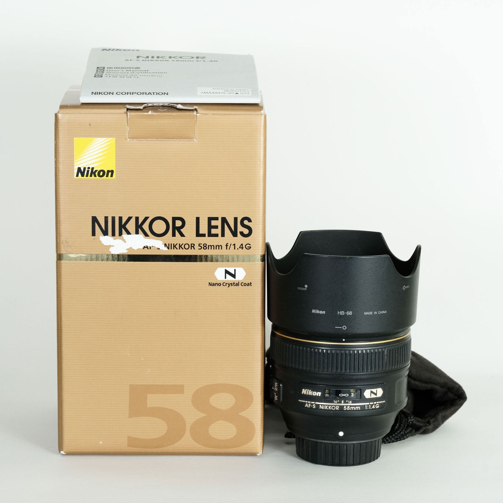 良品] Nikon AF-S NIKKOR 58mm f/1.4G / ニコンFマウント - メルカリ