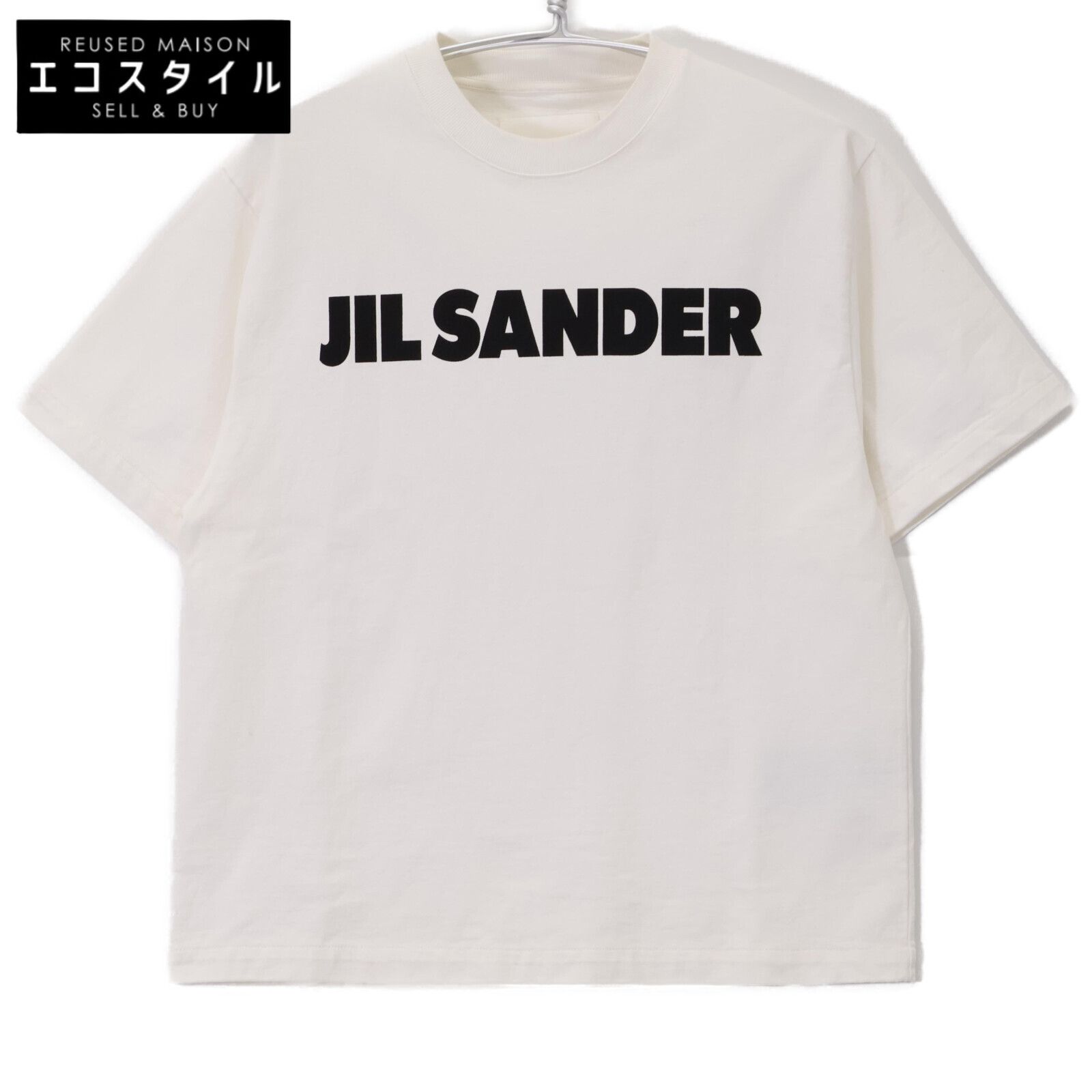 JIL SANDER ジルサンダー J02GC0001 ホワイト コットン ロゴショート