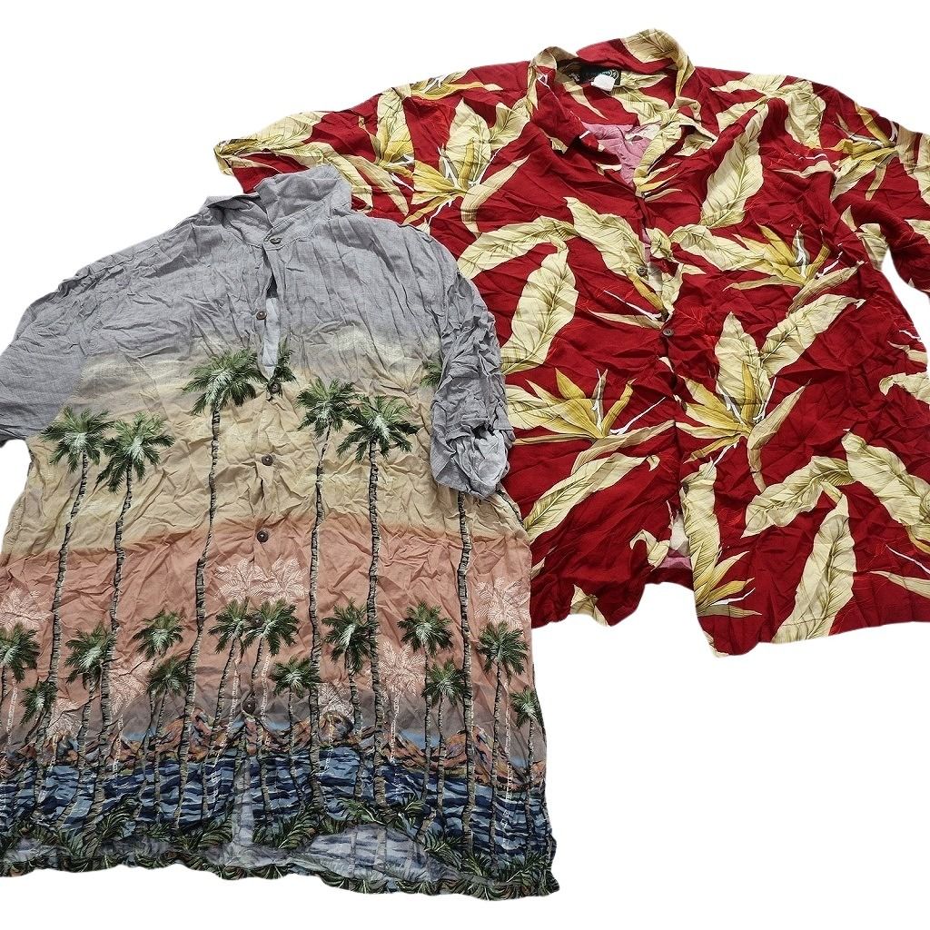 レーヨン系 アロハシャツ