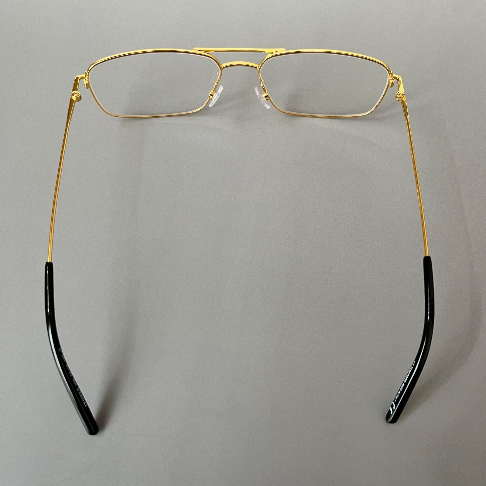 【限定SALE正規品】メガネ トムフォード スクエア ゴールド メタル ツーブリッジ 黒 金 サングラス/メガネ