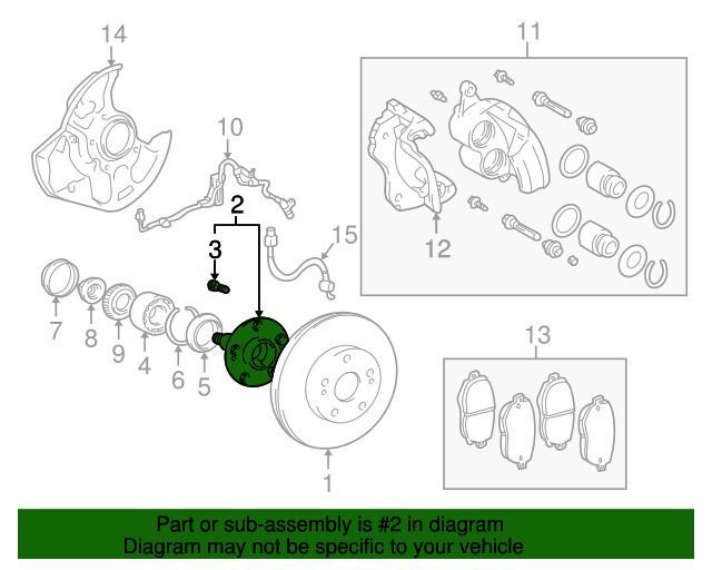新品未使用 トヨタ 純正 アルテッツァ フロント アクスル ホイール  