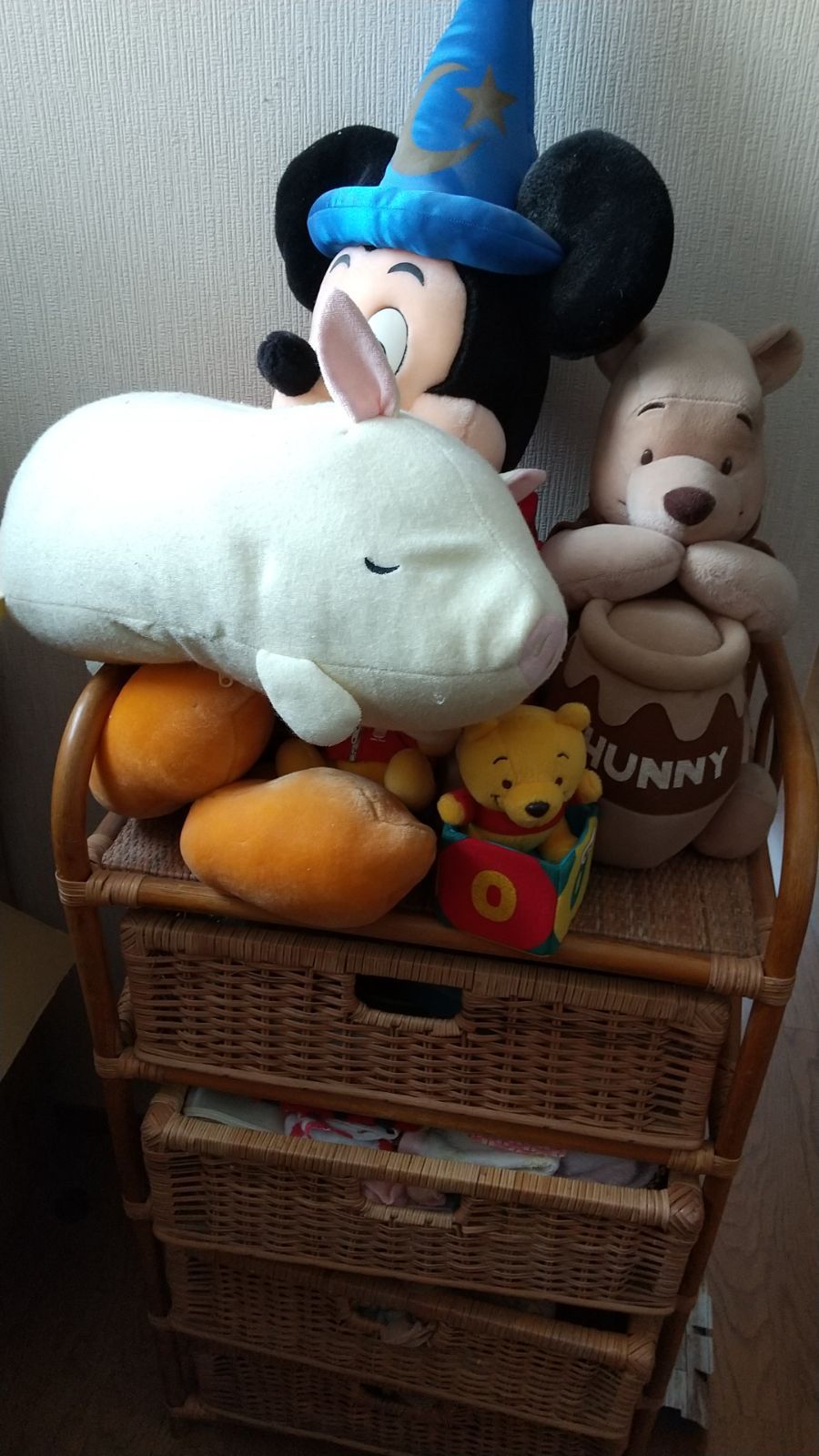 東京ディズニーランド くまのプーさん ぬいぐるみ 手回しオルゴール