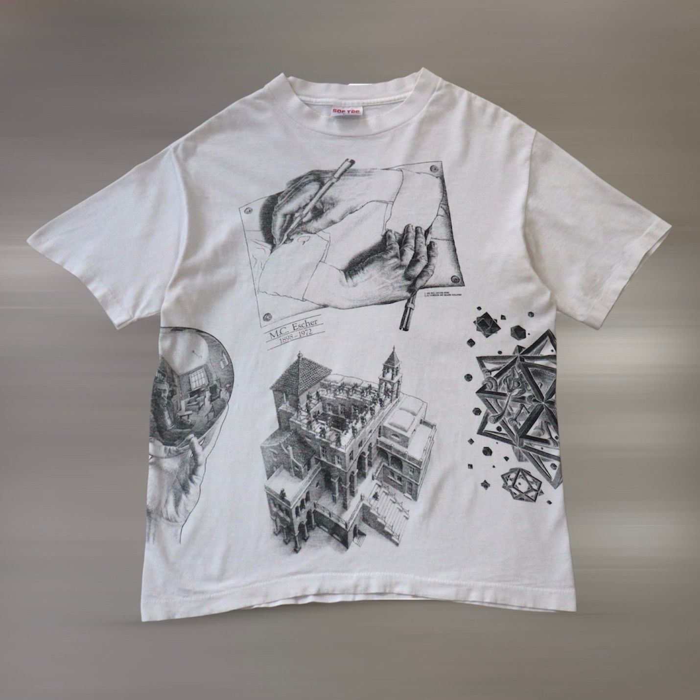 訳あり90s エッシャーM.C.ESCHER ンテージT フェードsupreme 訳あり90s エッシャーM.C.ESCHER ンテージT フェードsupreme