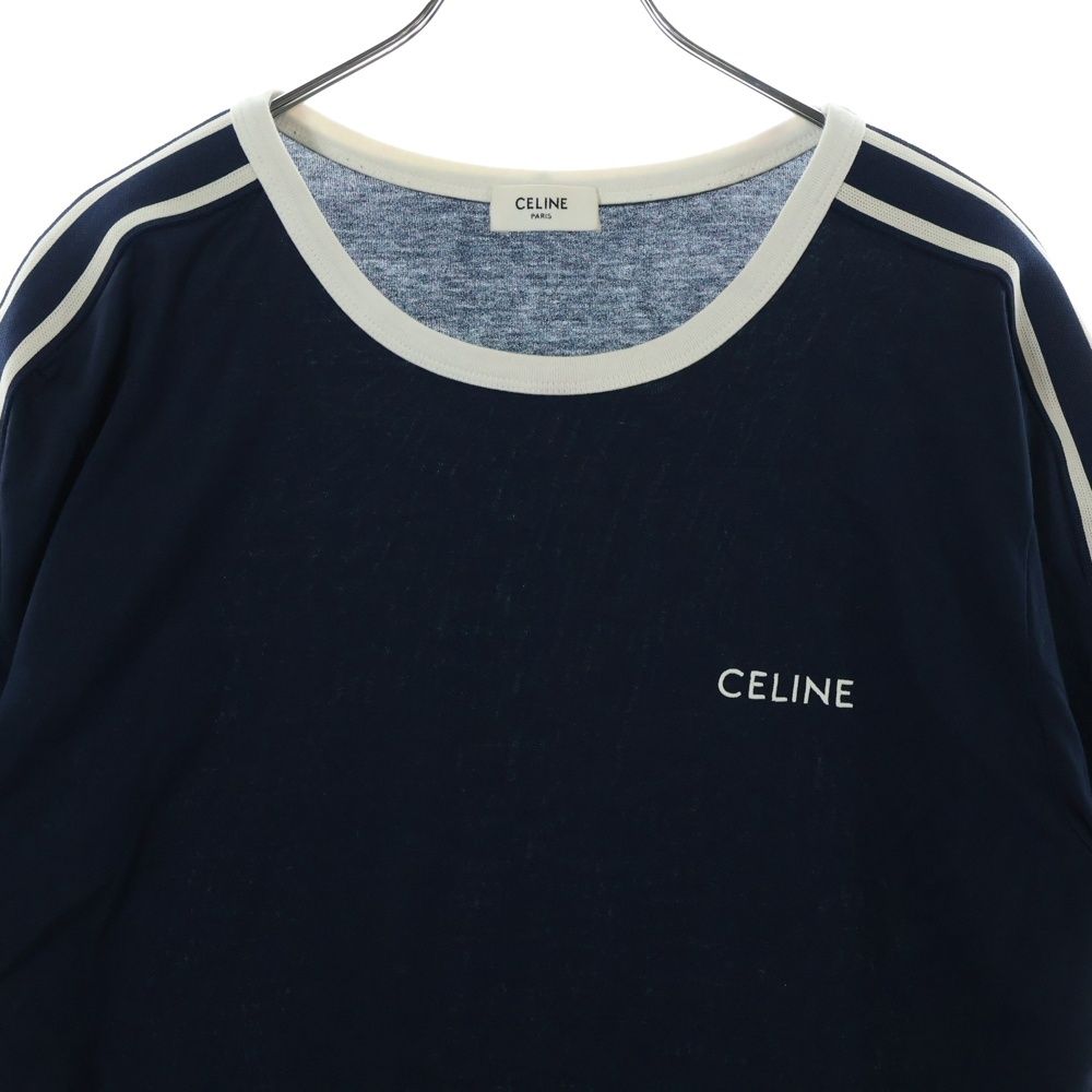 CELINE (セリーヌ) フロントロゴ コットンルーズシルエット 半袖