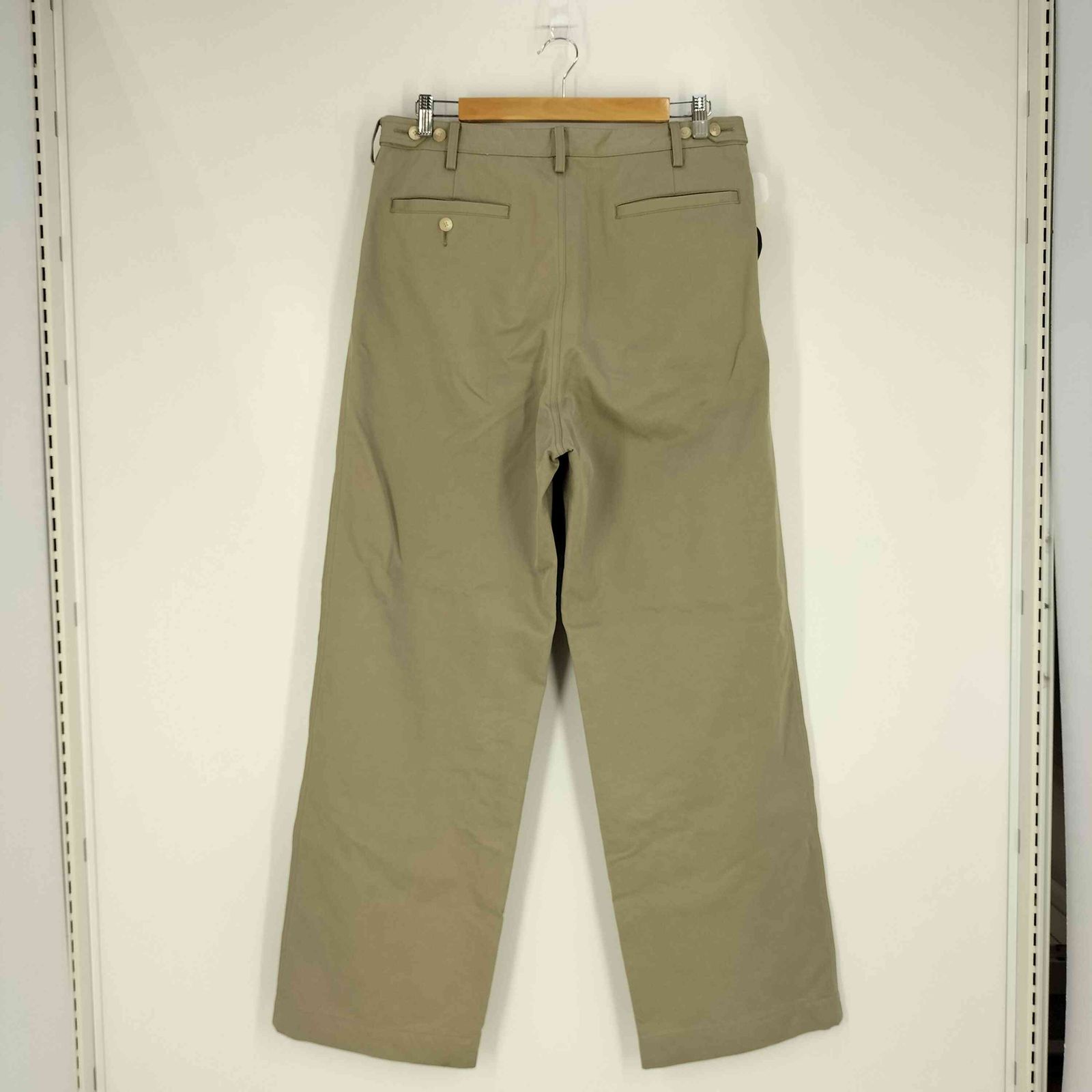 オーラリー AURALEE WASHED FINX CHINO ONE-TUCK PANTS オーラリー AURALEE WASHED FINX CHINO ONE-TUCK PANTS