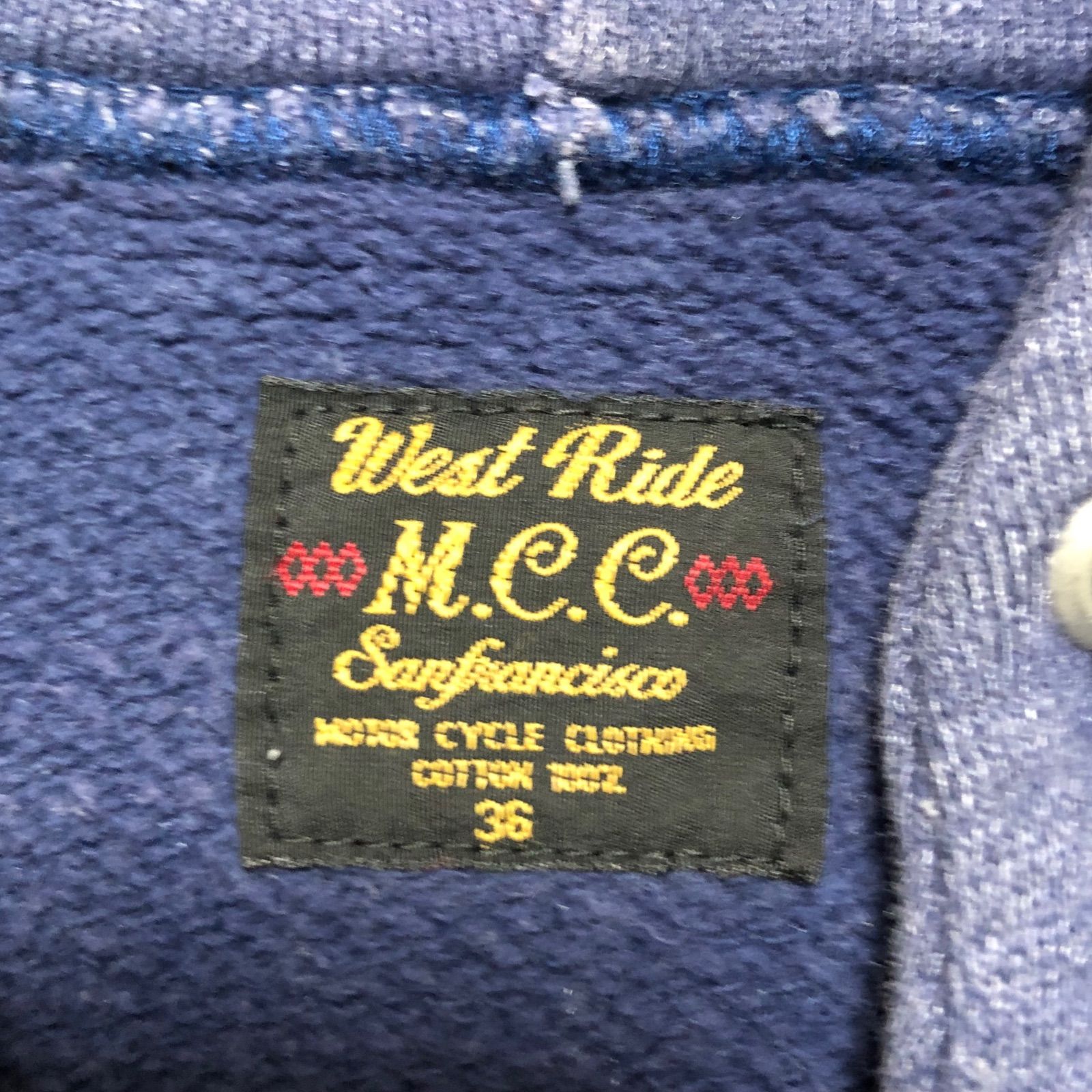 WEST RIDE SWEAT HOODIE スウェットフーディー パーカー プルオーバー 