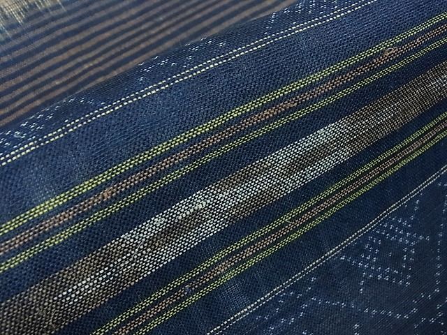 平和屋本店□希少 夏物 重要無形文化財 本場宮古上布 苧麻 九寸名古屋  