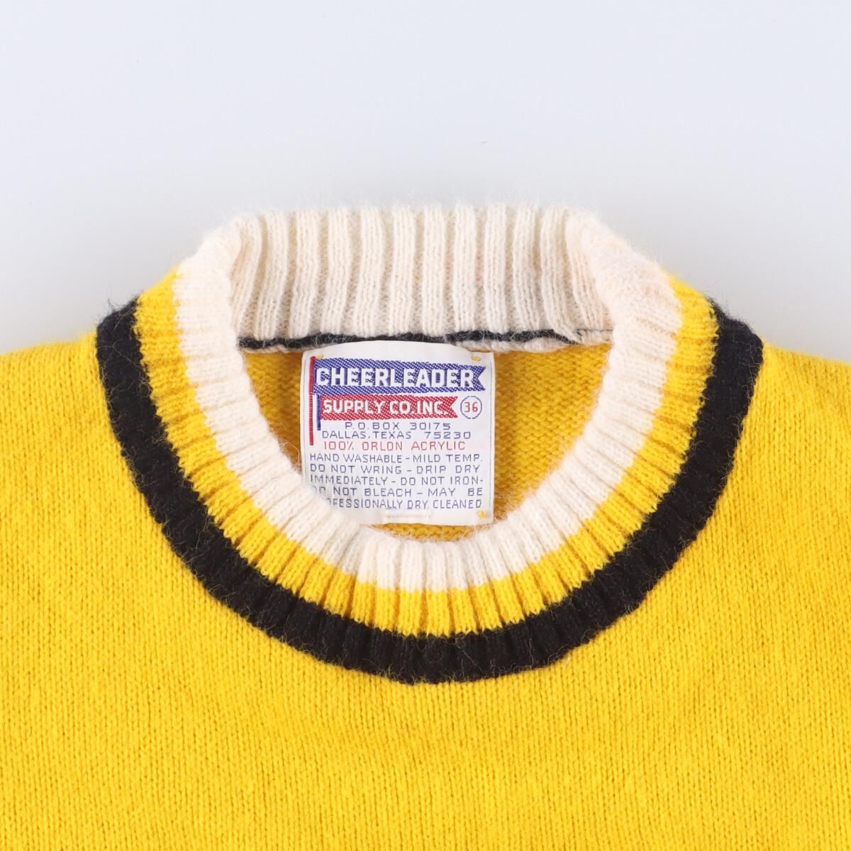 古着 CHEERLEADER SUPPLY CO.INC. チアリーダーセーター レディースS 