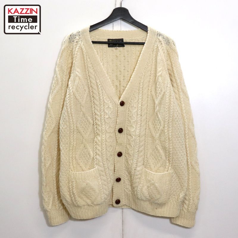 公式・限定 【アイルランド製】70s 80s フィッシャーマンニット