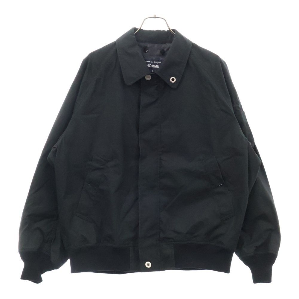 COMME des GARCONS HOMME コムデギャルソンオム ジップアップ オイルドウエザー ブルゾン ジャケット ブラック HO-J008