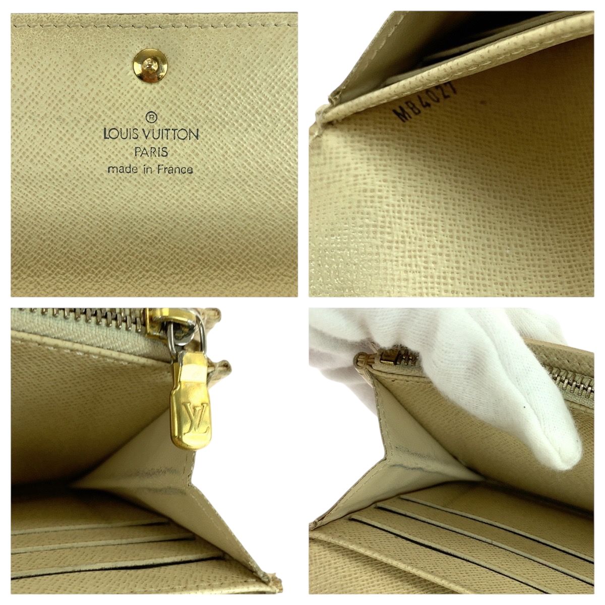 【美品】ルイヴィトン ☆ポルトフォイユサラ ダミエ アズール 長財布 ◇LOUIS VUITTON◇ルイヴィトン ダミエ アズール ポルトフォイユ