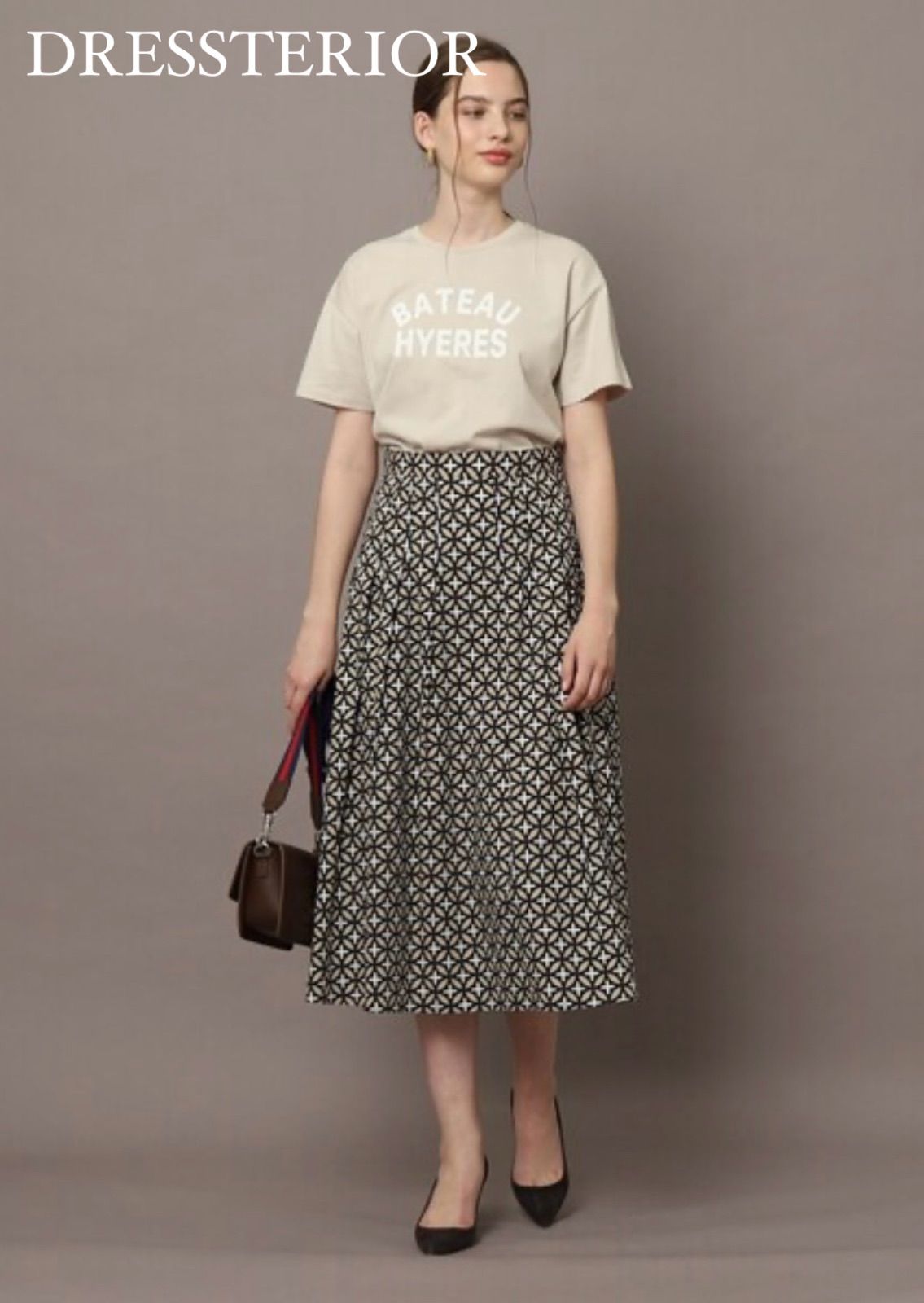 新品】現行品 ドレステリア オーバーラップサークル スカート松本  