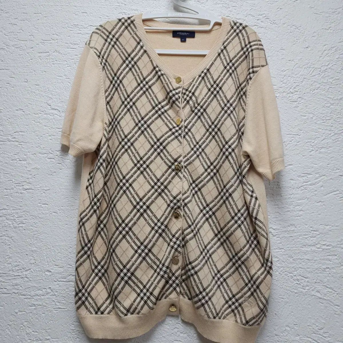 BURBERRY バーバリー ロンドン 半袖 カーディガン