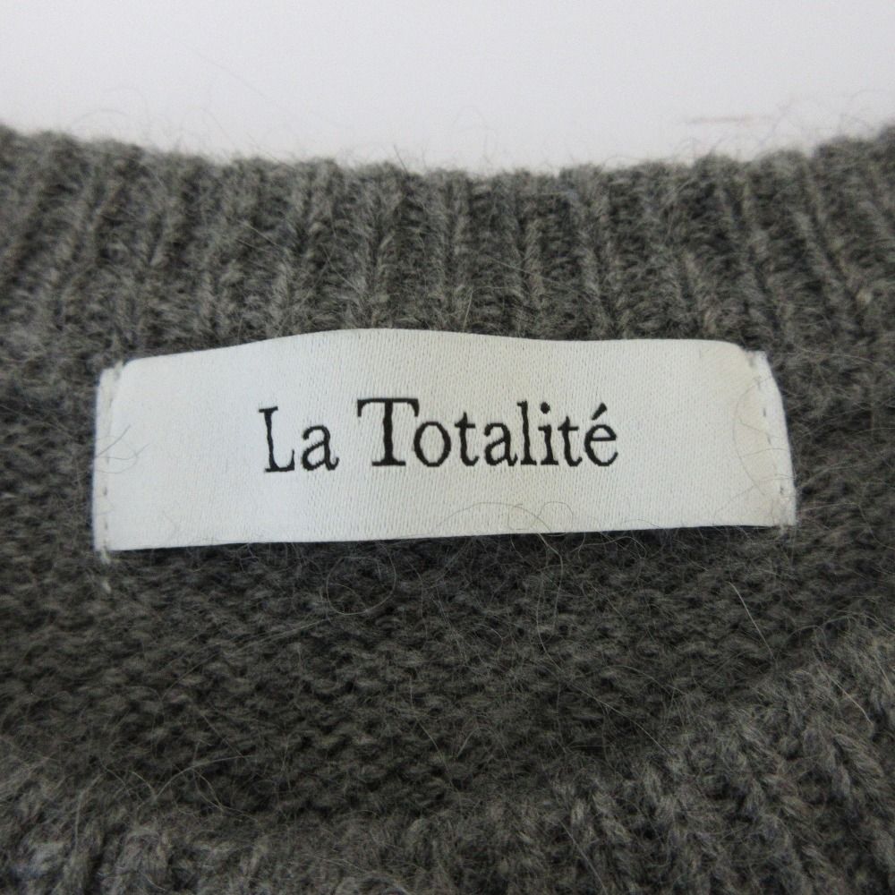 美品 24AW La Totalite ラ トータリテ バイカラーレース