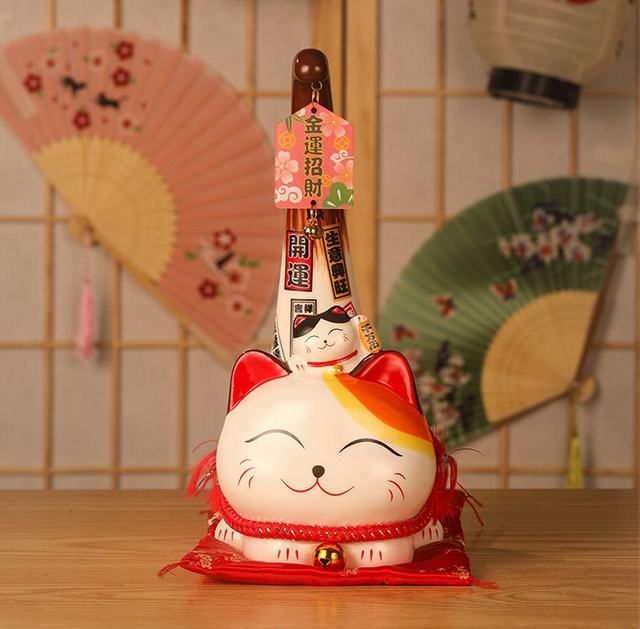 招き猫 置物 開店祝い 陶器 誕生日 商売繁盛 金運招福 千客万来 幸せ 新築祝い 縁結び 飲食店 居酒屋 独立 花以外 玄関 風水 - メルカリ