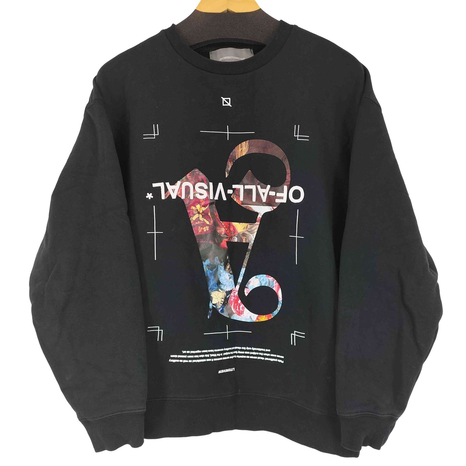 エーフォーエー Architect 4. Archive COLLAGE CREW NECK カレッジクルーネック スウェット メンズ FREE 