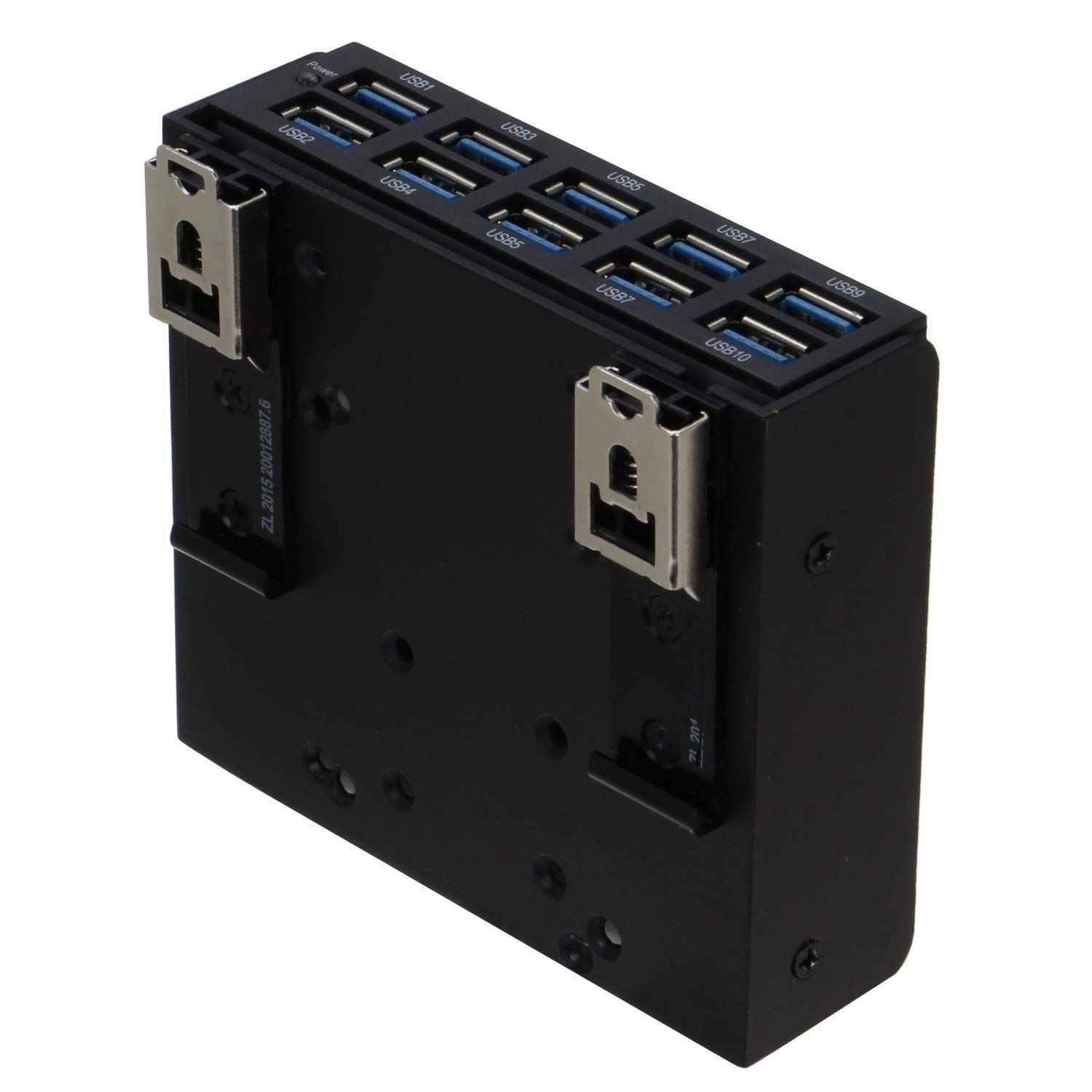 SEDNA - USB 3.1 Gen 1 USB 3.0 4ポート DINレール マウントハブ 工業用コントロール|サーバーキャビネット取り付けアプリケーション用