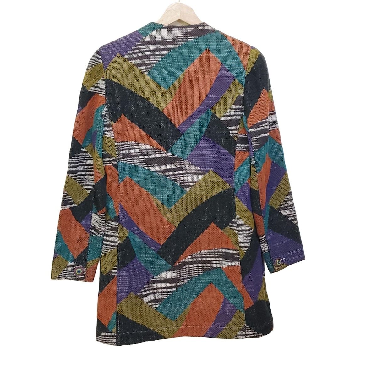 白髪】MISSONI ミッソーニ リバーシブルコート サイズ:50 マルチカラー 