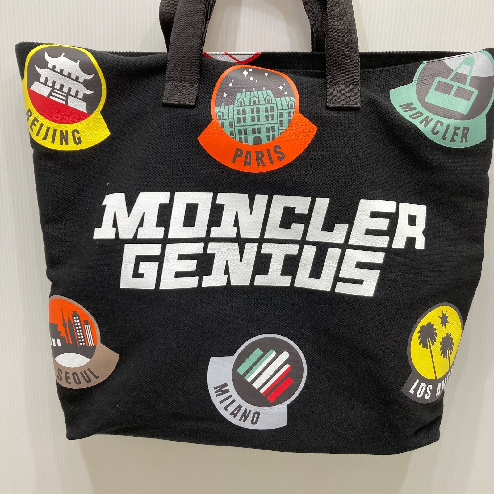 MONCLER GENIUS モンクレールジーニアス キャンバス トートバッグ 2WAY SHOPPING BAG G209X0G00041 M1952