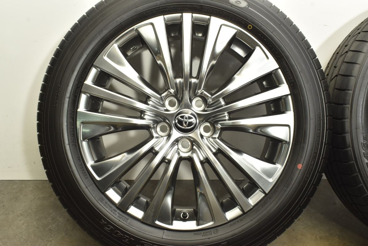 トヨタ 80 ハリアー G 純正 18in 7J +35 PCD114.3 新車外し品】トヨタ 80 ハリアー G 純正 18in 7J +35 PCD114.3 4
