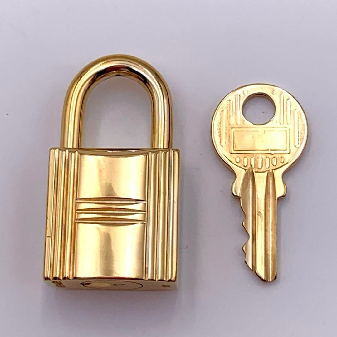 HERMES エルメス カデナ 24Kメッキ No.107 107番 鍵付き 南京錠