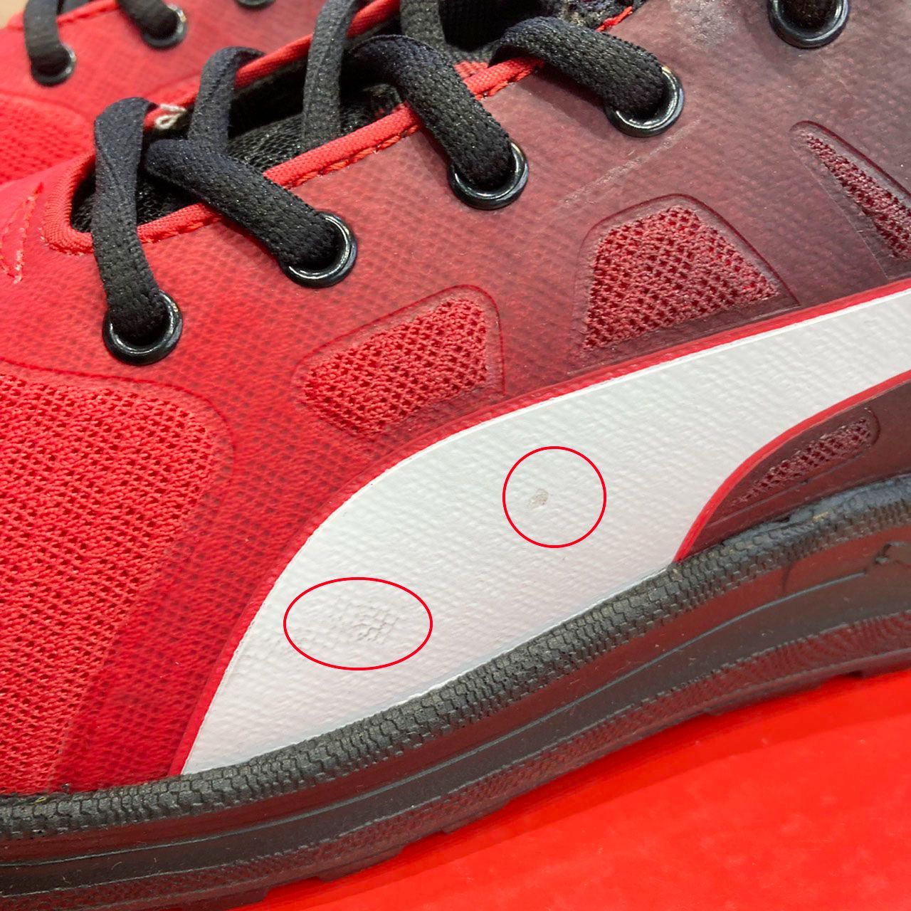 新品訳有】PUMA安全靴マラソンレッドロー m-64.336.0 62 - メルカリ