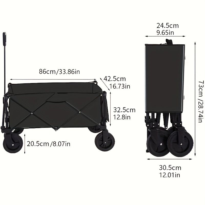 220ポンド耐荷重折りたたみ式トロリー360度回転キャスター調節 ハンドルGqi