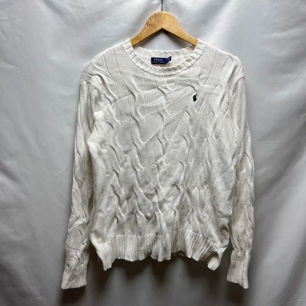 POLO RALPH LAUREN ケーブル編みポロシャツ Mサイズ ホワイト RALPH LAUREN｜ケーブルニット ポロシャツ | Rakuten Fashion