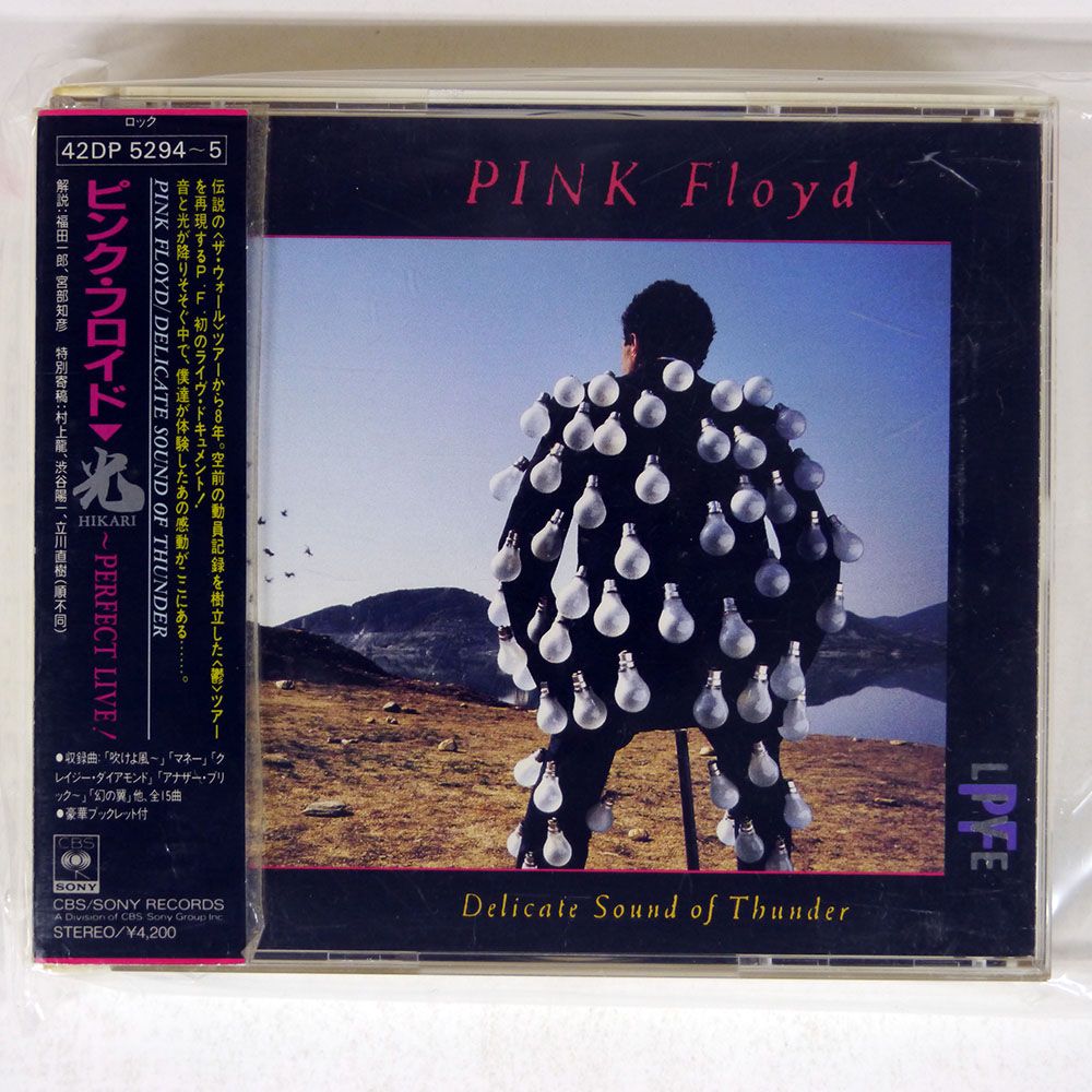 帯 国内盤 PINK FLOYD/DELICATE SOUND OF THUNDER = 光 HIKARI