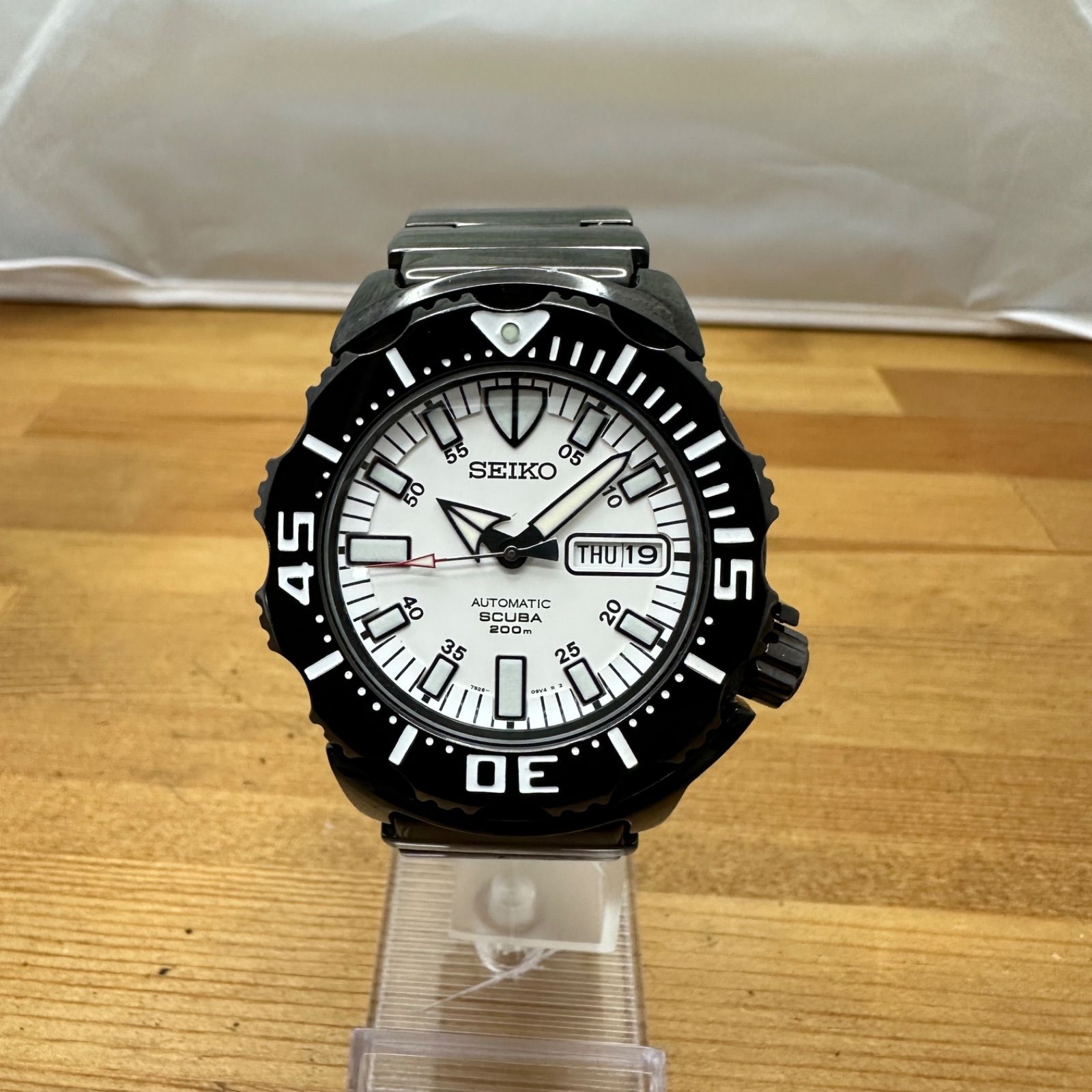 SEIKO SCUBA 200m 7S26-03G0 稼働品 ナイトモンスター｜ファッション