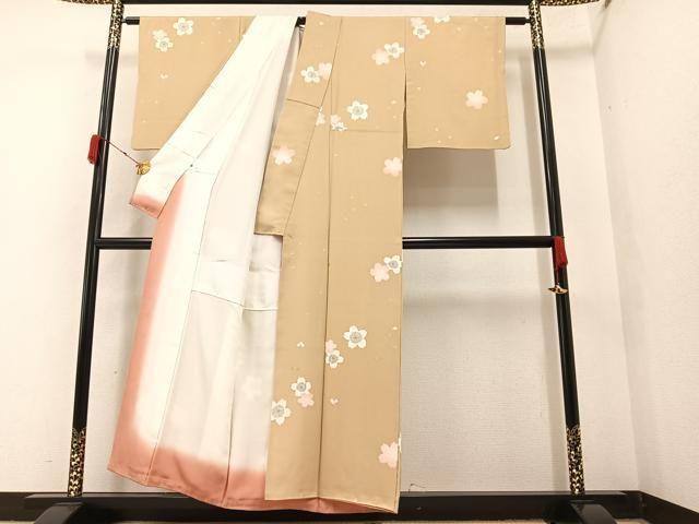 平和屋着物○上質な小紋 舞桜 金彩 正絹 逸品 AAAY5601ph - メルカリ 