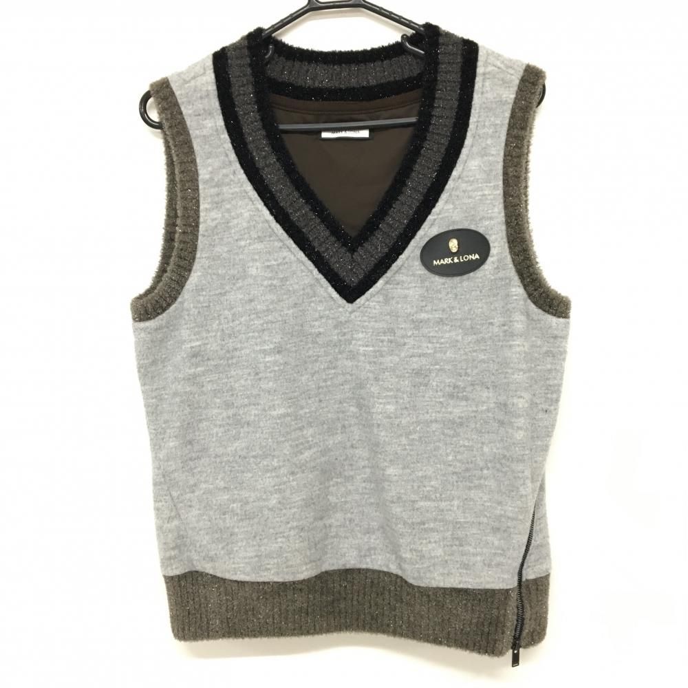 Pearlygates パーリーゲイツ カシミア混 ニット セーター カーキ 6