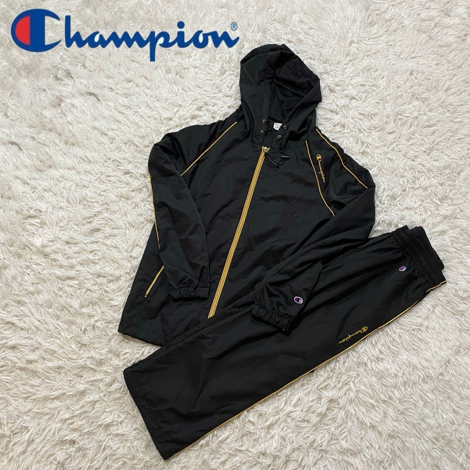 champion】チャンピオン ナイロンセットアップ トレーニング 