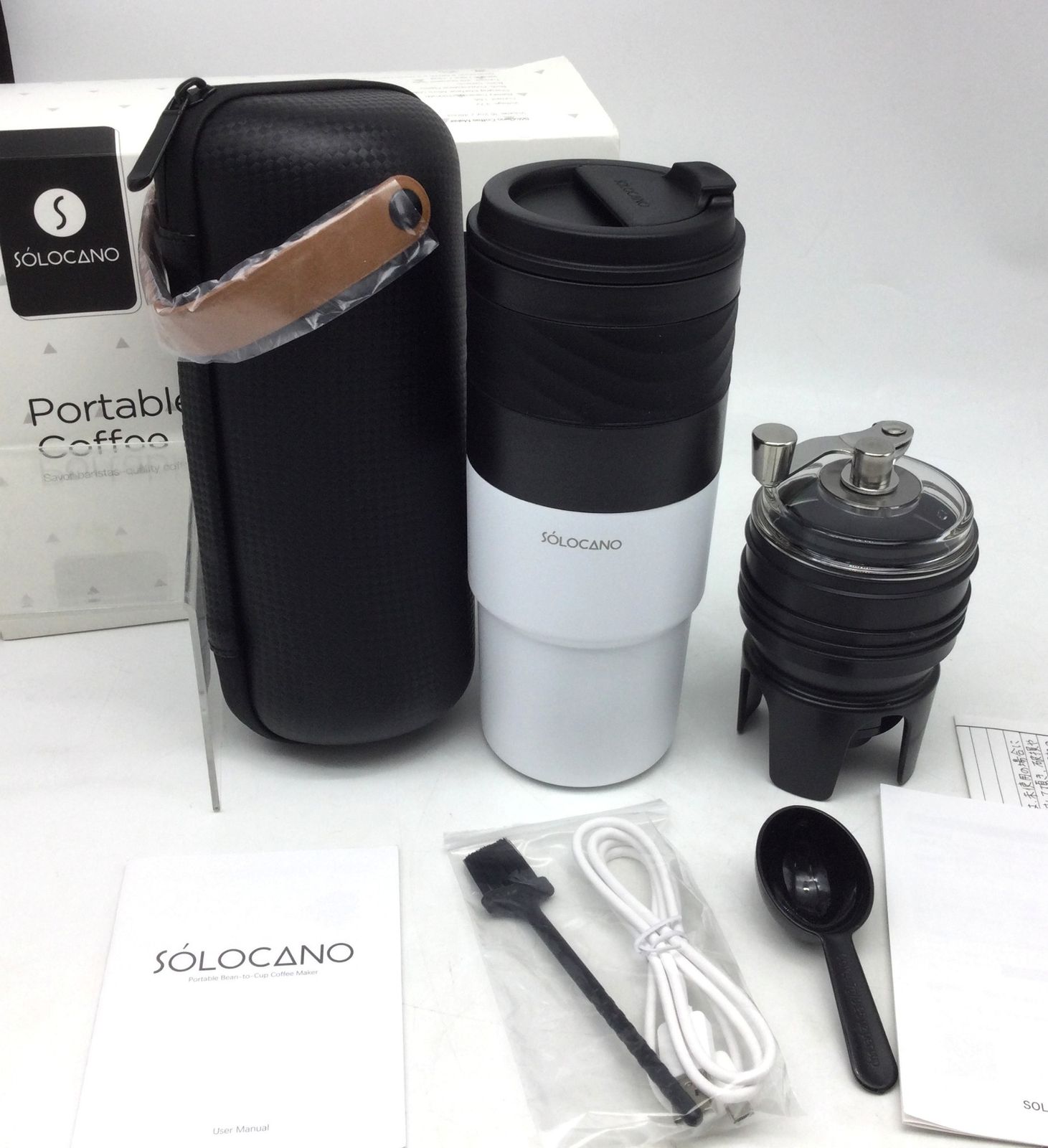 8296 【未使用】 SOLOCANO ソロカノ Portable Coffee Maker ポータブル
