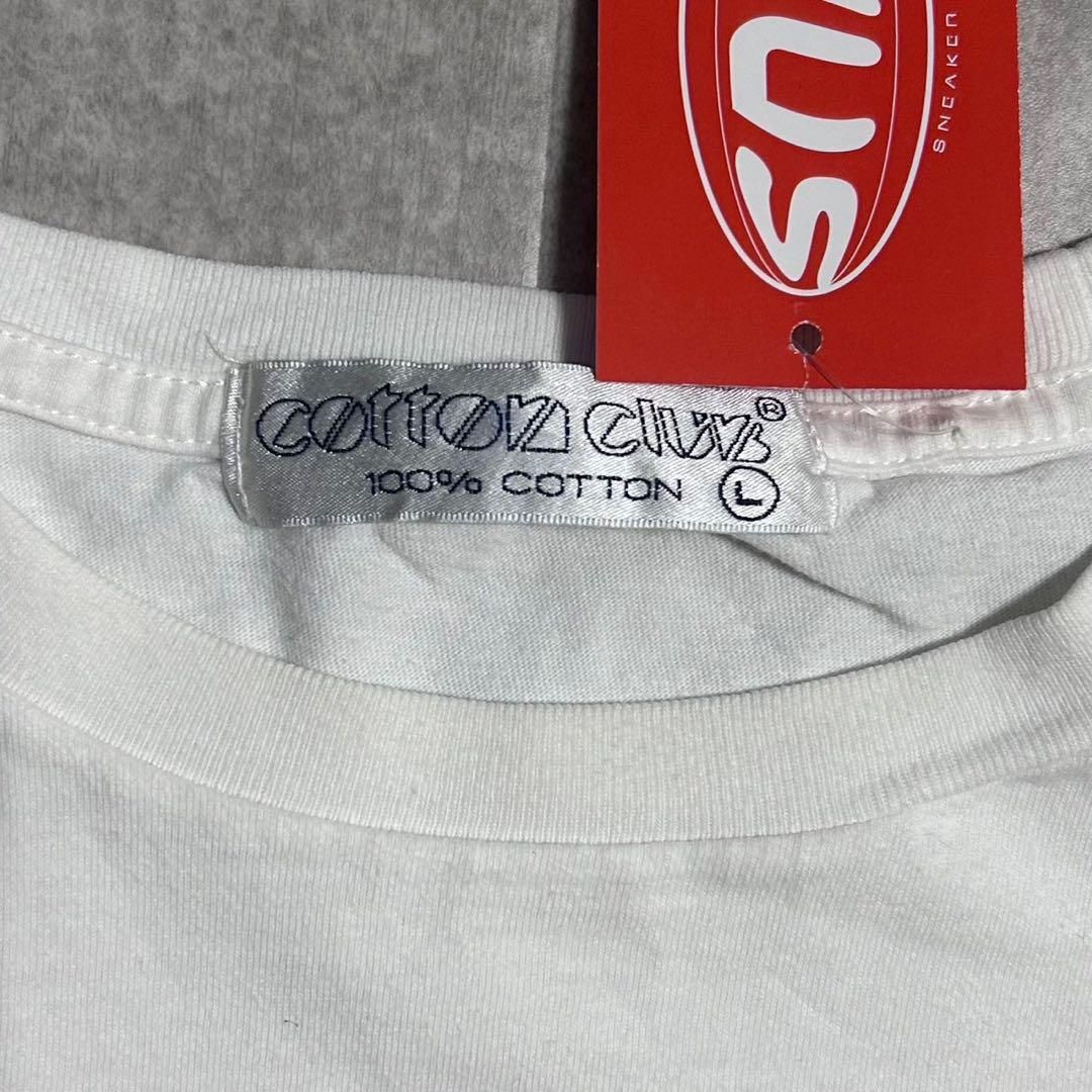 アディダス 大麻 マリファナ パロディ ガンジャ Tシャツ L 白