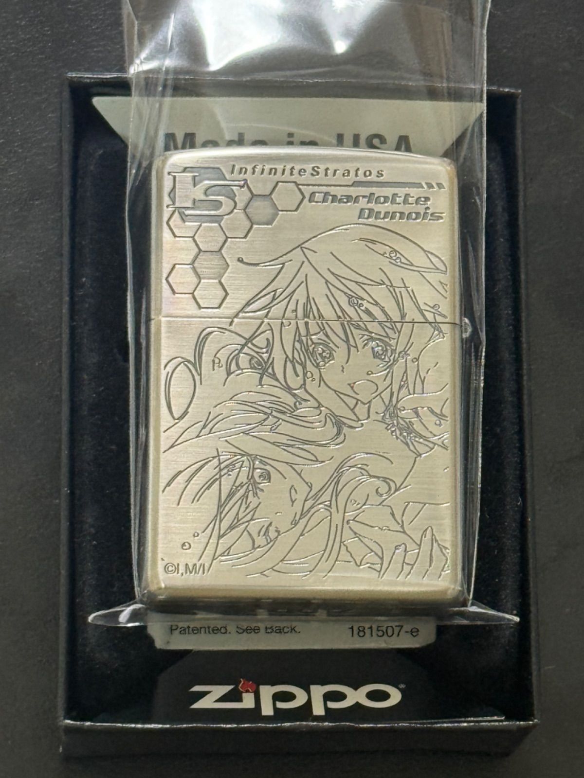 zippo インフィニット ストラトス シャルロット デュノア 2011年製 Infinite Stratos Charlotte Dunois  アニメ 両面デザイン デットストック シルバーインナー 同年代 2011年製 専用ケース 保証書 - メルカリ