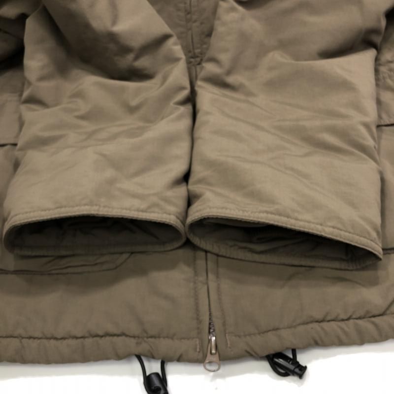 中古】LANDS'END 90s USA製 ナイロン 中綿 マウンテンパーカー カーキ
