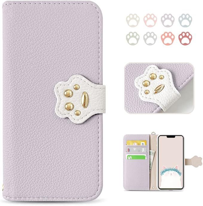 【在庫処分】MAGICASE 適応iPhone13 ケース 手帳型 猫 スマホケース iPhone13 手帳型 ケース 女性 アイフォン13 ケース 手帳型 大人 かわいい おしゃれ シンプル マグネット式 カード収納 人気 レディ