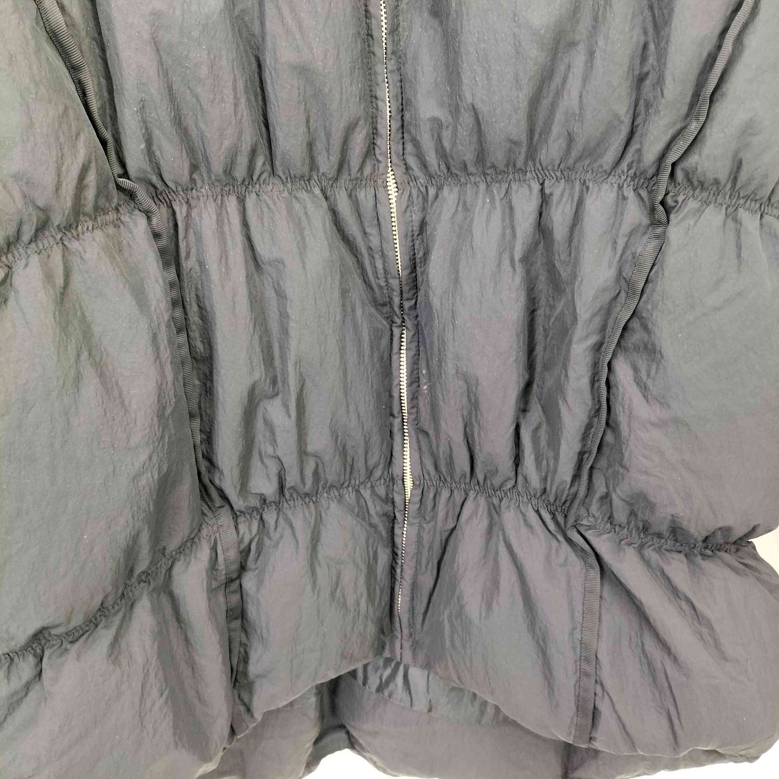 アンスリード UN3D. Gathered Airy Down Jacket ギャザー エアリー 