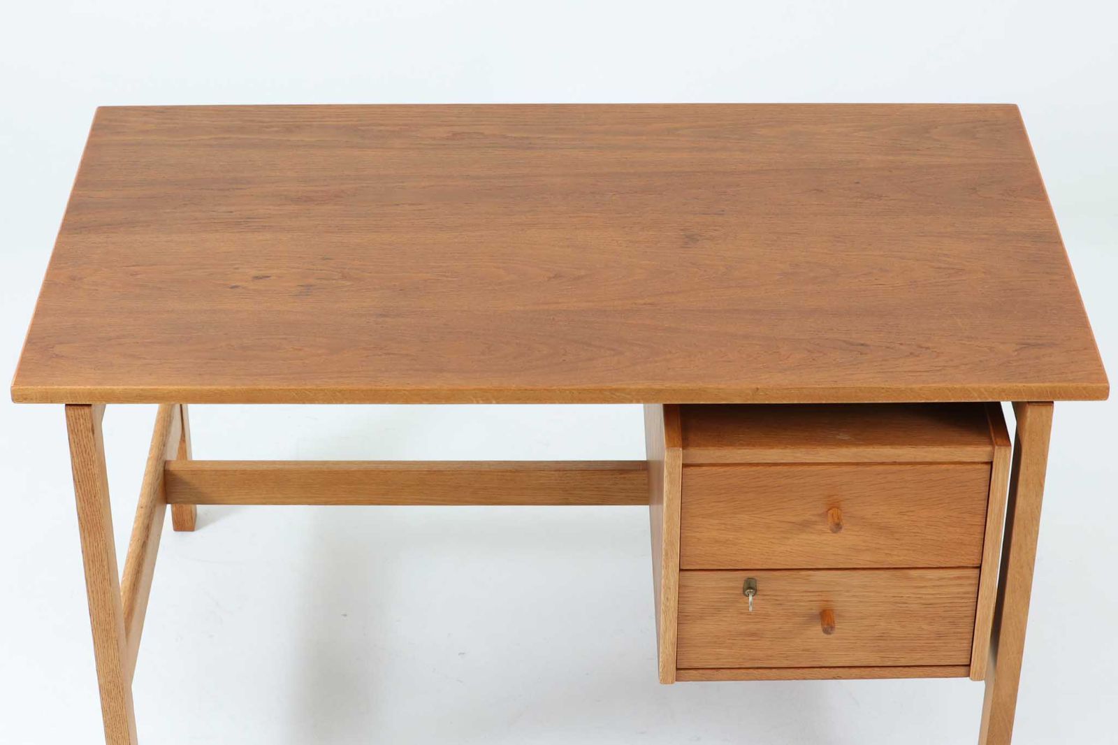 Hans J. Wegner(ハンス・J・ウェグナー) 片袖デスク/机 オーク材